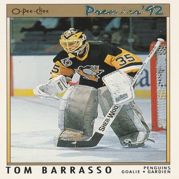 Tom Barrasso Pittsburgh Penguins NHL Hockey Card Collection - 10 Card Set - Picture 2 of 11